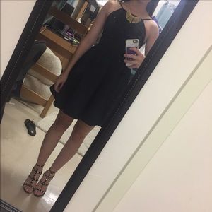 Black cocktail dress